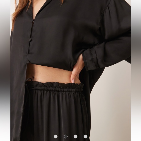 Free people Dreamy Days Solid PJ set (black) - Picture 3 of 7